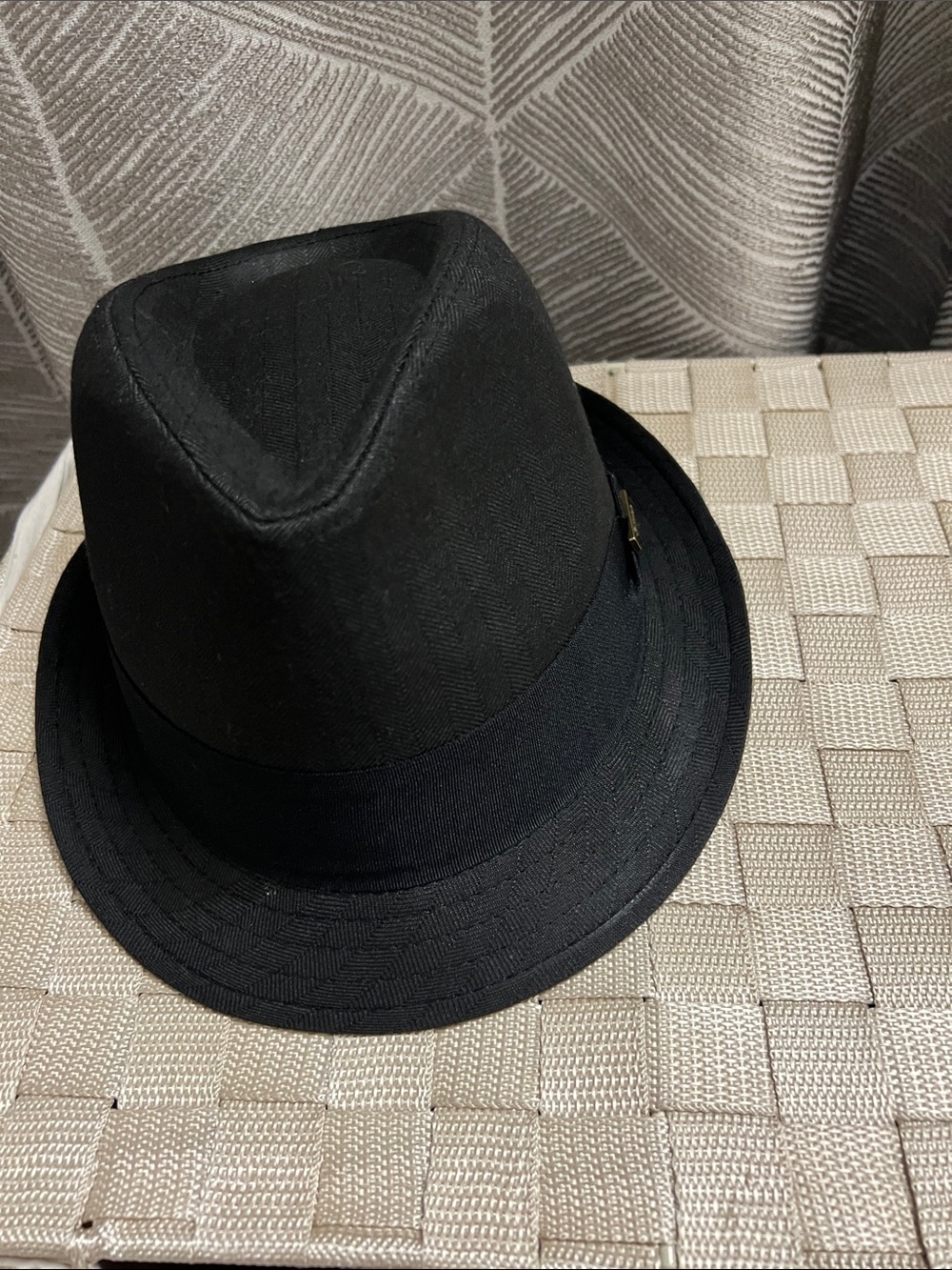 Black Fedora Hat with 1917 Biltmore Tag - Picture 3 of 5